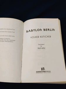 GERMAN SERIES BASED - BABYLON BERLIN