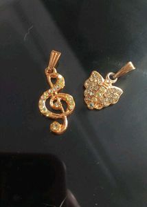 Sparkling Music &amp; Butterfly Pendants