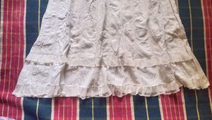Chikankari-Inspired White Cotton Dress