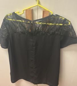 Pretty Polyester Black Top