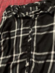 Plaid Button-Down Shirt
