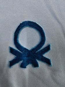 Benetton Blue Polo Shirt