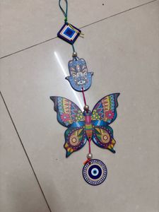 Butterfly Evil Eye Wall Hanging