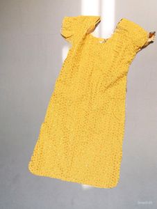 Beautiful Women Yellow Kurta