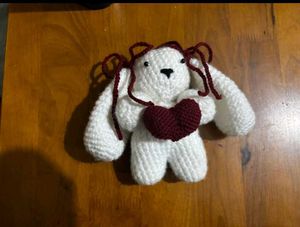 Crochet Bunny with Heart