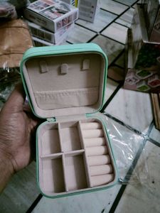 Mint Green Jewelry Travel Case