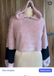 Super soft pink hoodie