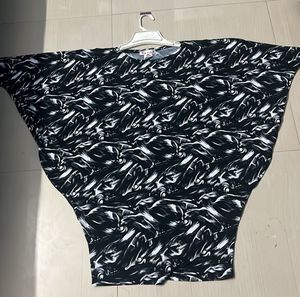 🤍🖤Stylish Black &amp; White Top Style Dress🖤🤍