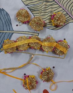Brand New Haldi Jewellery Set