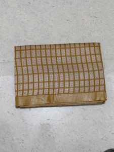 Elegant Checked Saree