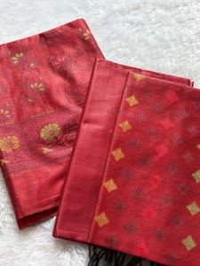 Brand new Banarasi unstitched suit with dupatta