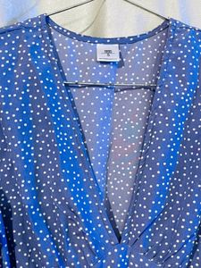 Frill Layer Polka Dot Floral Dress