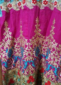 Gown With Dupatta Size 44 inches