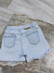 Cute Embroidered Denim Shorts