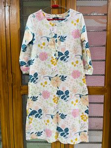 Floral Print Kurta
