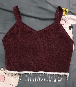 Burgundy Two-Piece Set