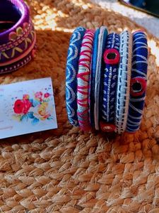 Handcrafted thread Bangles