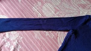 Heart Pattern Knit Sweater