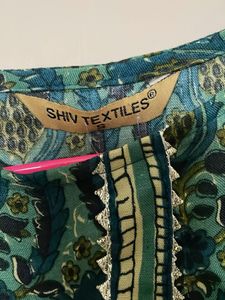 Green Printed Kurta set