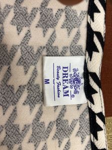 Houndstooth Print Top