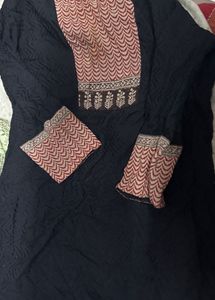 FABINDIA Black Kurta