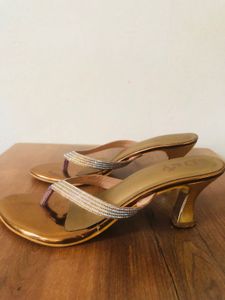 Glamorous Gold Heels