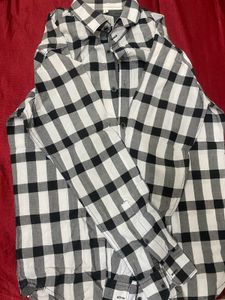 Black and White Checkered Shirt