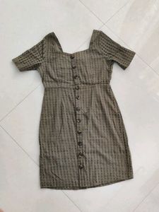 Button-Down Mini Dress