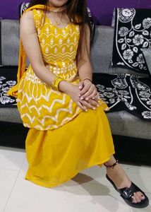 Diwali Offer💥Party Wear Sharara With Chunni