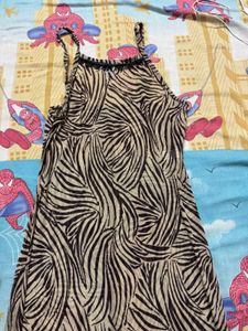 Zebra Print Dress