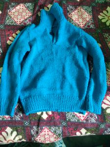 Blue Knit Sweater