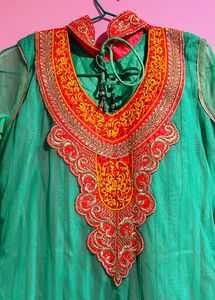 Sea Green Anarkali