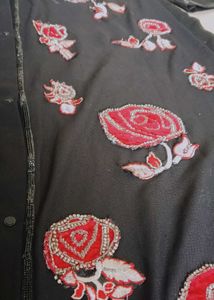 Floral Embroidered Abaya