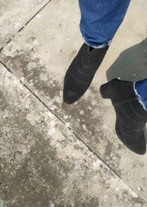 velvet boots