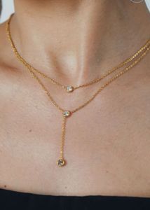 Scottie Layered Gold Necklace Anti tarnis