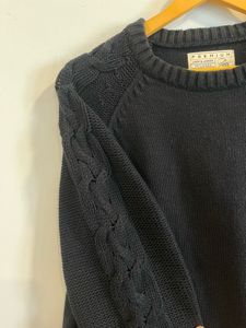 Jack &amp; Jones- Black Knit Sweater (L)