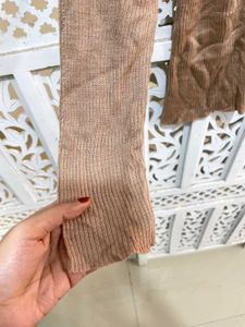Brown Knit Sweater C