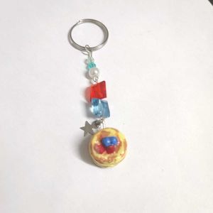 Pancake Charm Keychain 🥞🫐🍓