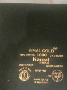 5 Pcs Vimal Gold Cotton Fabric - Blouse Unstitched