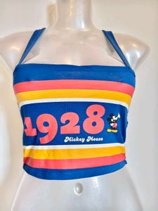 Disney Mickey Mouse Graphic Crop Top