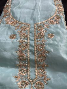 Elegant Embroidered suit material