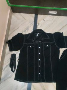 Chic Black Co-ord Set