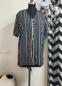Multi Colour Striped Top