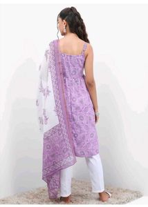 Elegant Purple Kurta Set