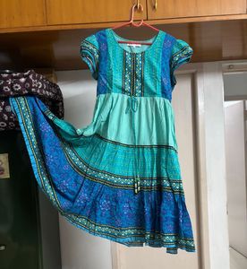 Boho Turquoise Chic kurta Dress