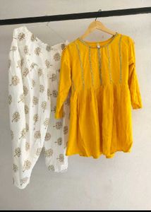 Short Kurti With Dhoti Set
