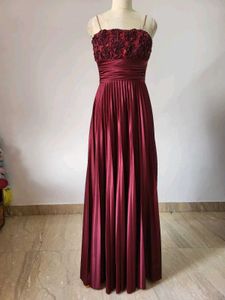 Elegant Maroon Gown