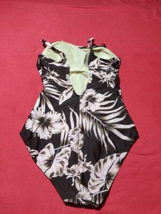Floral Print One-Piece Swimsuit