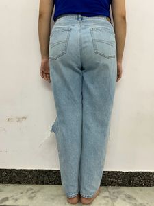 Blue Ripped Denim