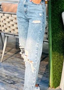 Ripped Light Wash Jeans